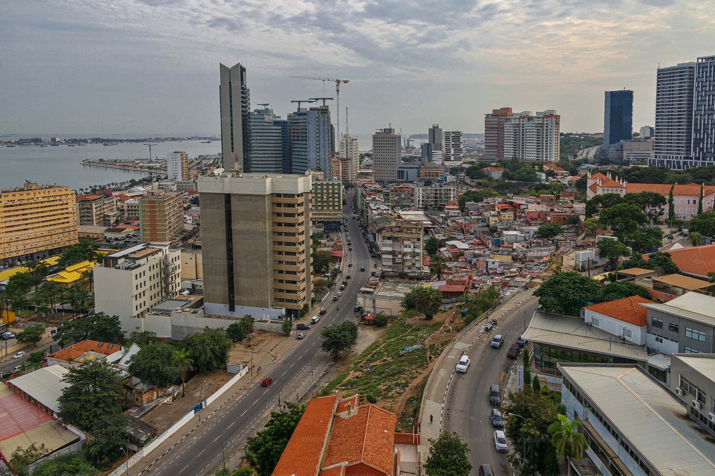 Vibrant Lagos skyline representing African fintech innovation